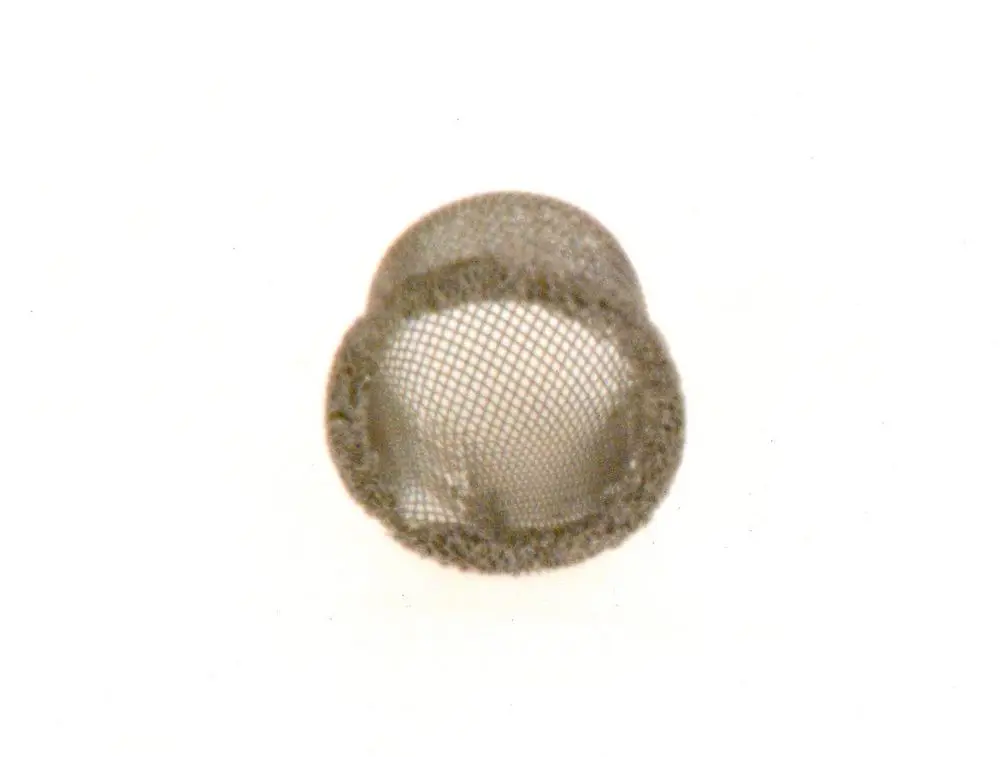 BOSCH Sieb aus Metallgitter, zylindrische Form mit offener Struktur. Ideal zur Filterung oder Trennung von Flüssigkeiten und Feststoffen.